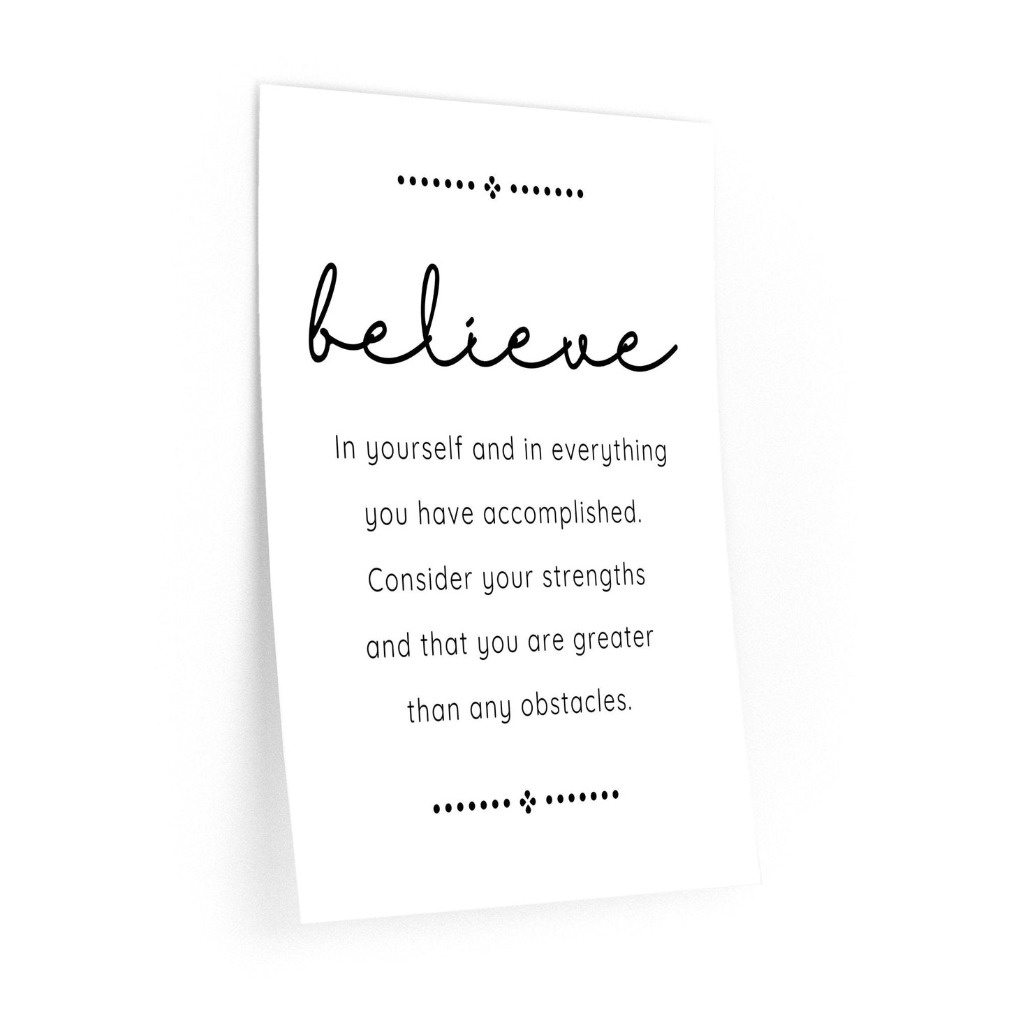 Believe Quote