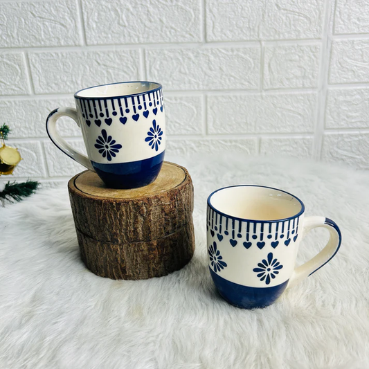 BLUE FLORAL MUG (Set of 1)